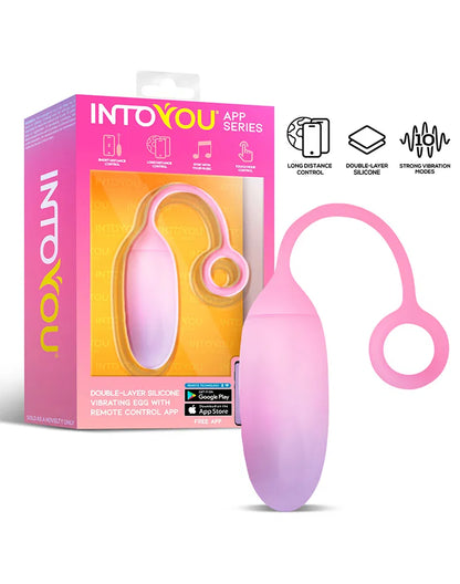 Œuf Vibrant avec Application Rose / Bleu – Intoyou