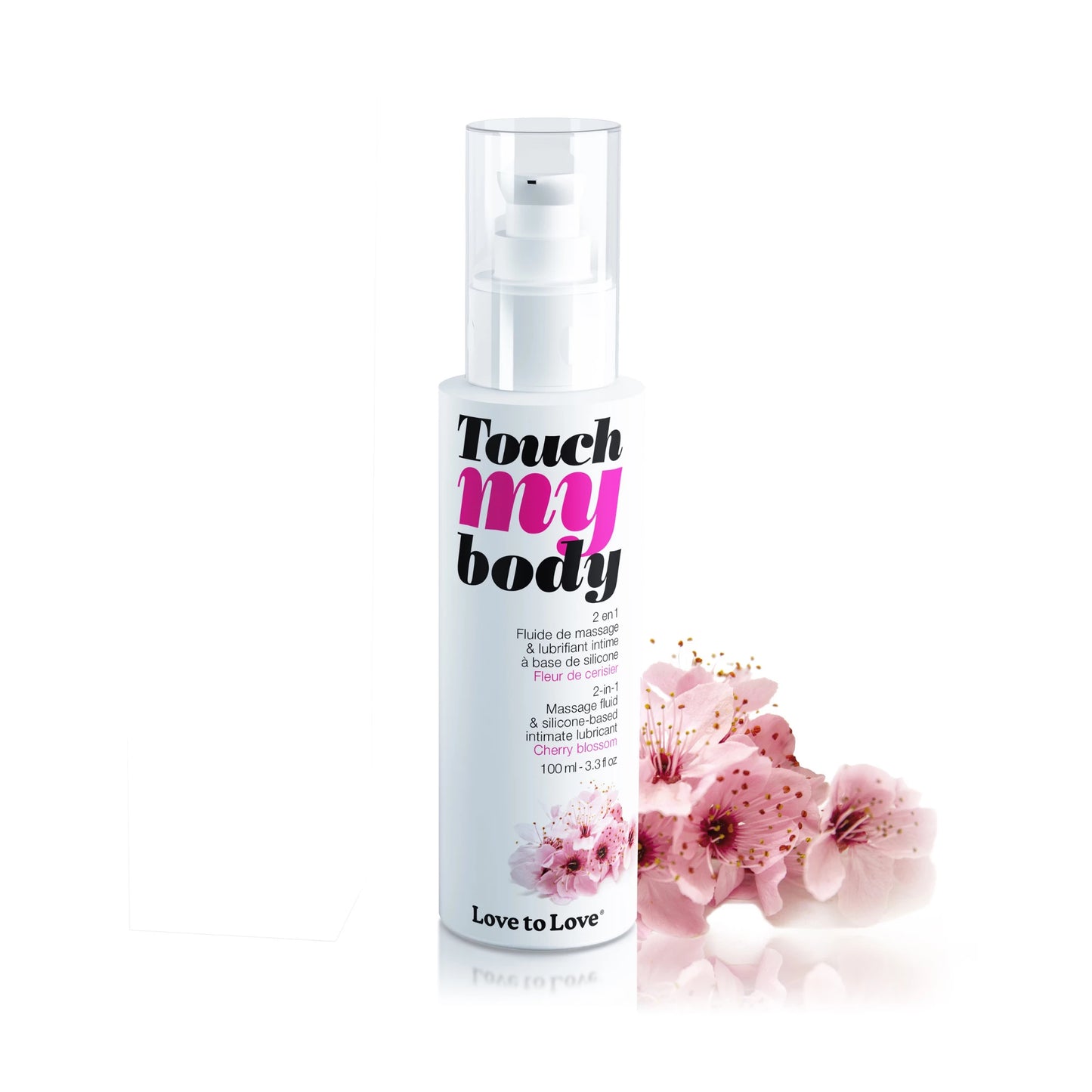 Gel Massage et Lubrifiant Silicone Touch My Body Fleur de Cerisier - Love To Love