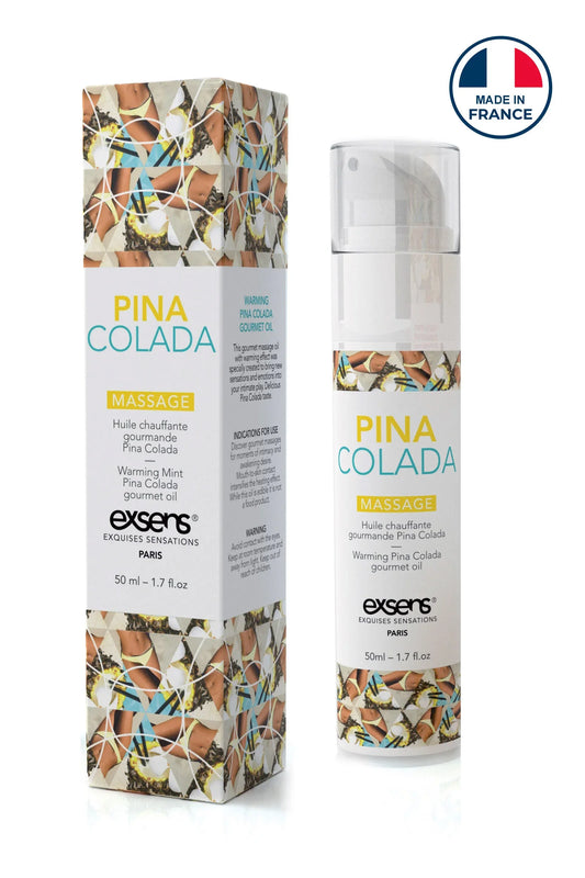 Pina Colada Kissable and Warming Massage Oil - Excens