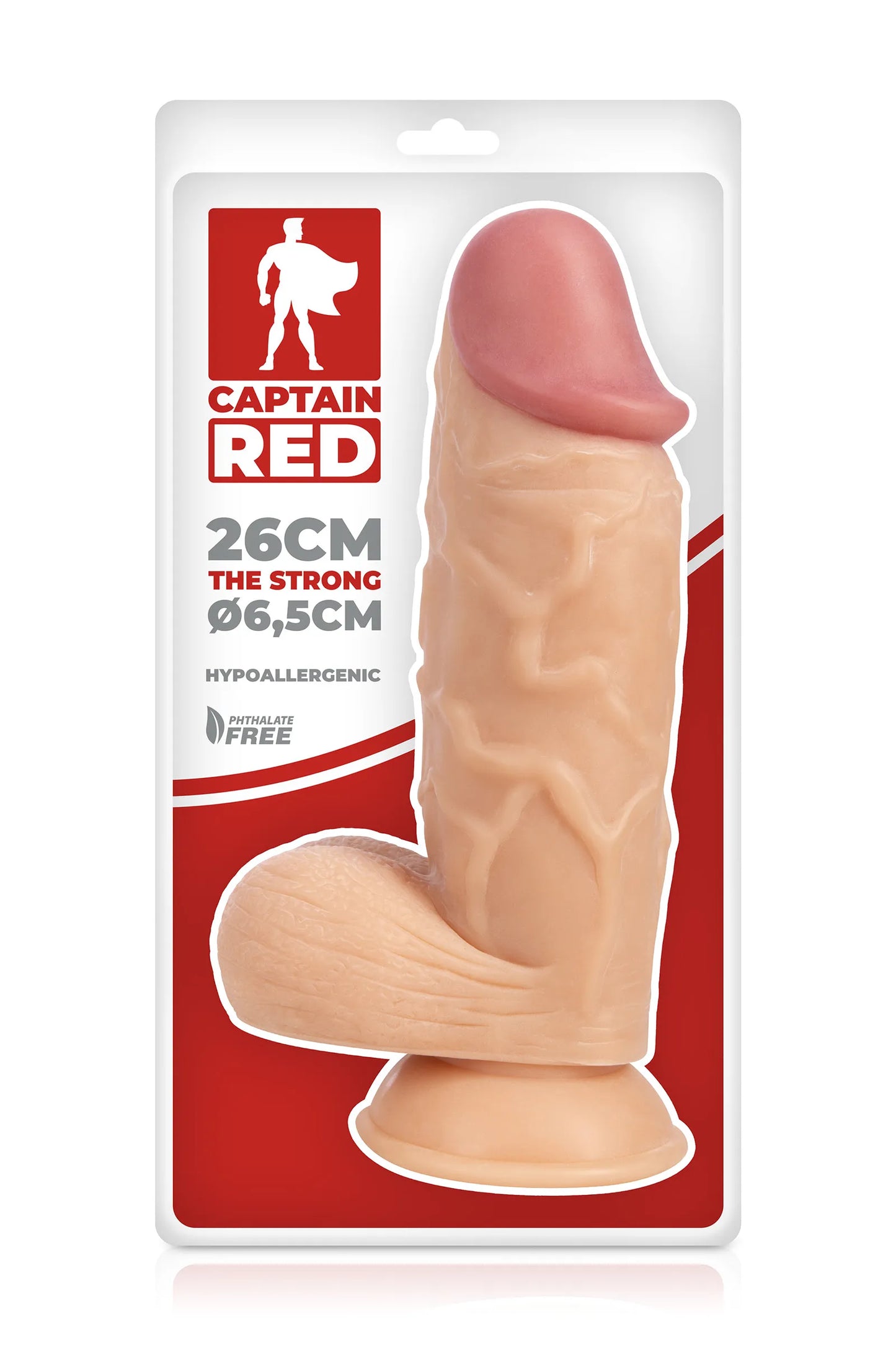 Gode Dildo XXL The Strong - Captain Red