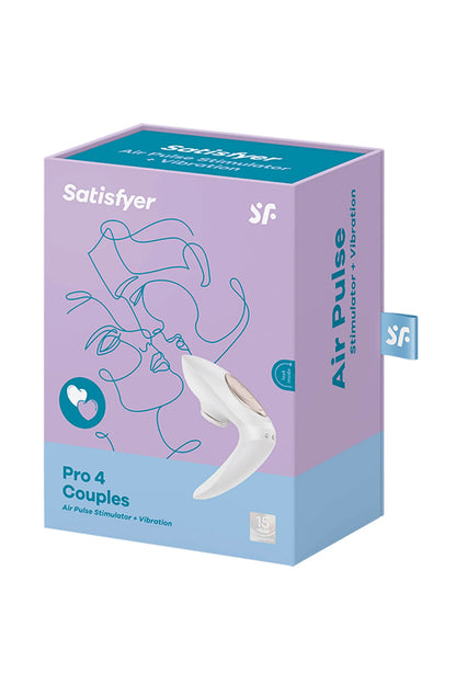 Pro 4 Couple Air Pulse and Vibrator - Satisfyer