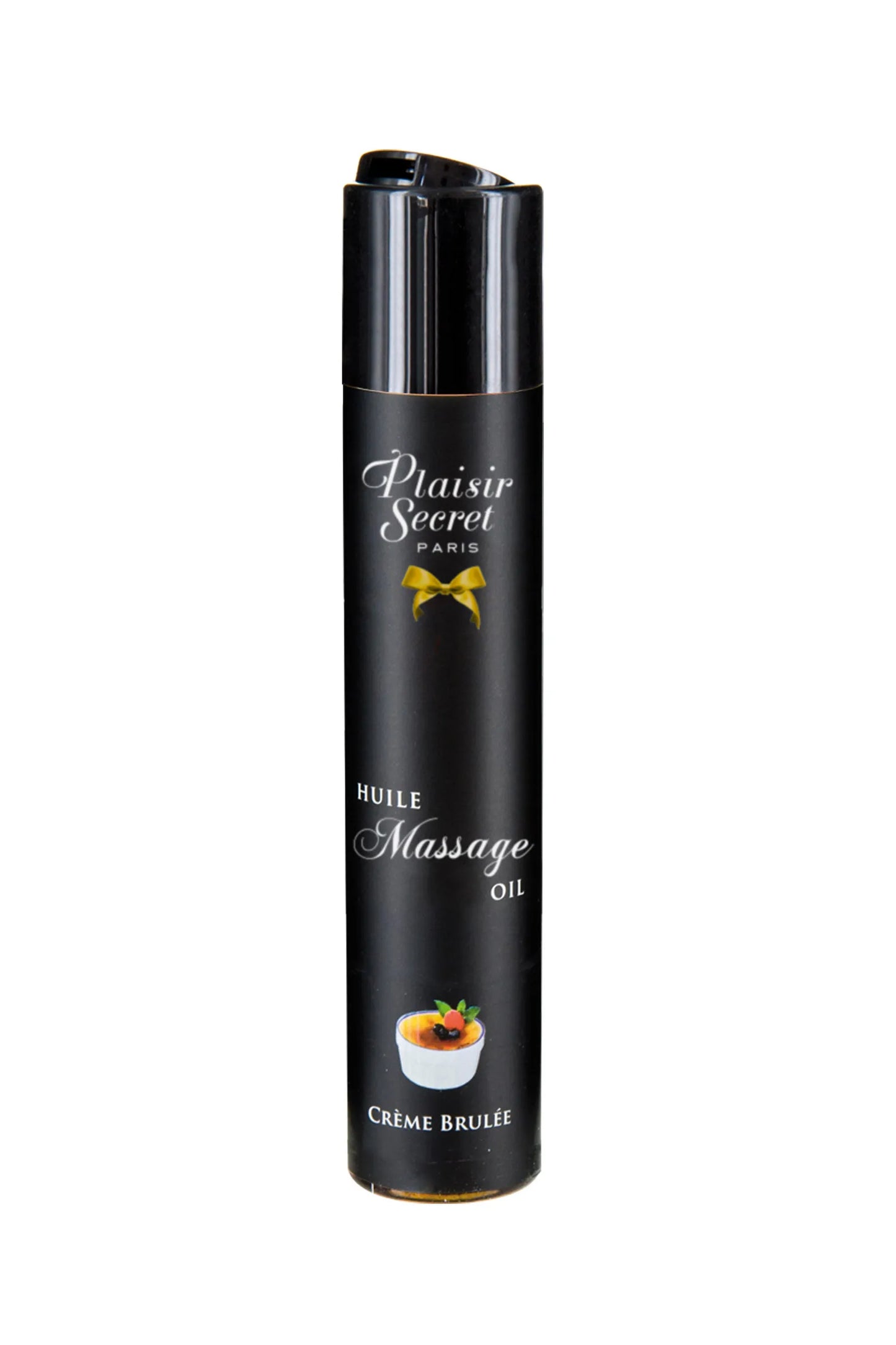 Huile de Massage Gourmande Crème Brulée - Plaisir Secret