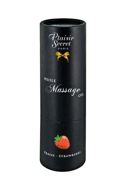Huile de Massage Gourmande Fraise - Plaisir Secret