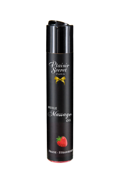 Huile de Massage Gourmande Fraise - Plaisir Secret