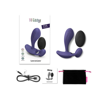 Vibromasseur Unisexe point P&G Witty Midnight Indigo - Love to Love