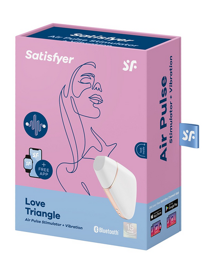 Air Pulse Love Triangle with App - Satisfyer