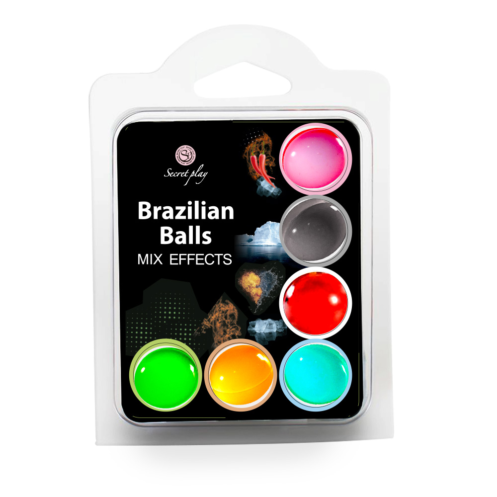 Huile de Massage Brazilian Balls Mix Effects - Secret Play