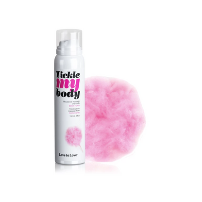 Tickle My Body Cotton Candy Crackling Massage Foam - Love To Love