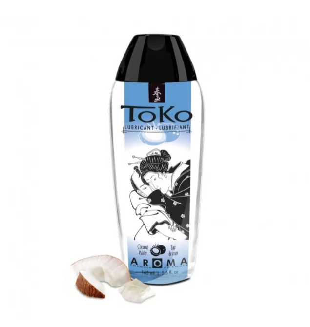 Lubrifiant Comestible Base Eau Toko Coconut Water - Shunga
