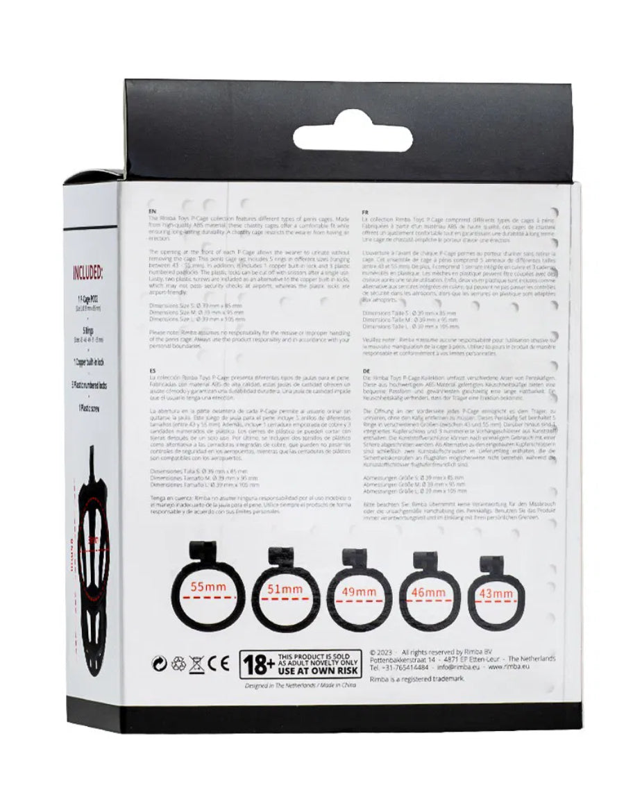 Cage de Chasteté pour Pénis P-Cage PC02 - Rimba