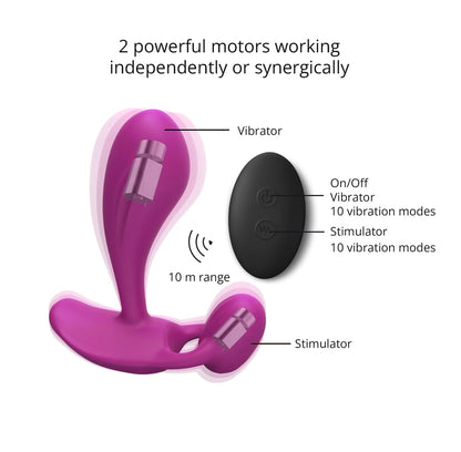 Vibromasseur Unisexe point P&G Witty Sweet Orchid- Love to Love