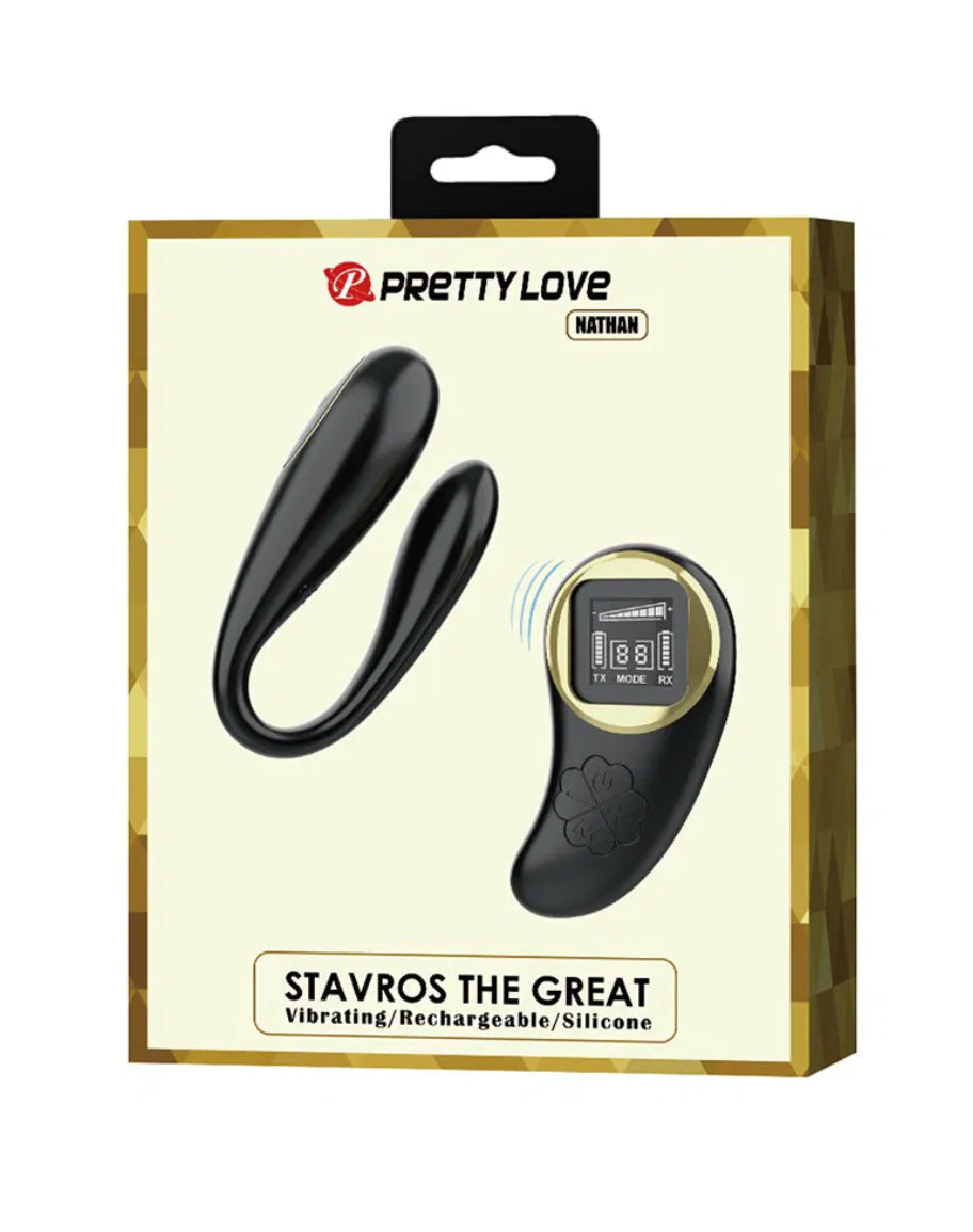 Vibromasseur pour couple ou en solo avec télécommande Nathan - Pretty Love