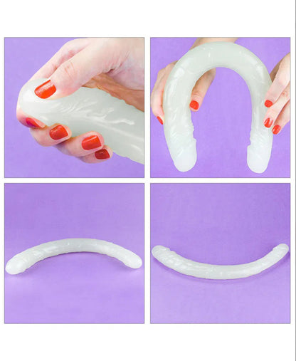 Gode - Dildo à double extrémité Lumino Play 37 cm - LoveToy