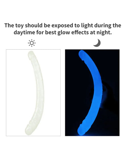 Gode - Dildo à double extrémité Lumino Play 37 cm - LoveToy