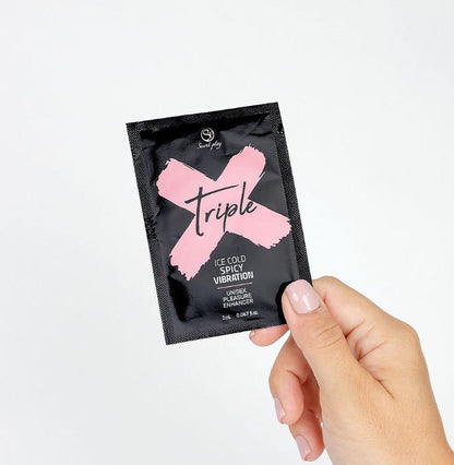 Monodose Gel Stimulant Amplificateur de Plaisir Triple Effets Unisexe Triple X - Secret Play