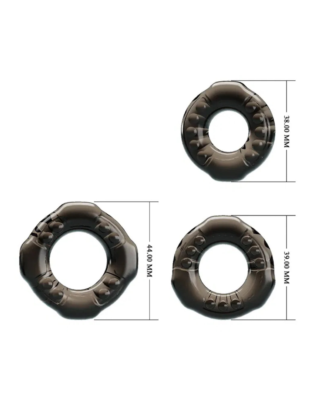 Set de 3 cockrings Yvonne - Baile