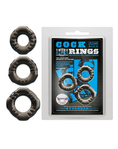 Set de 3 cockrings Yvonne - Baile