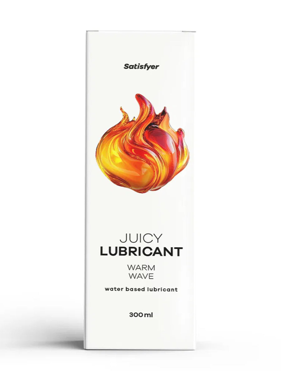 Juicy Lubricant Warming Wave - Lubrifiant à base d’eau, effet chaud - Satisfyer
