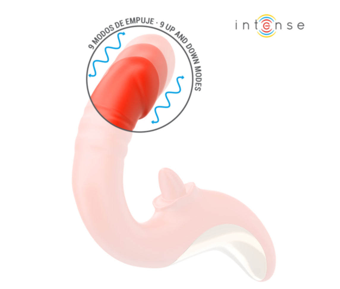 Rabbit Paulina - Vibromasseur 2-en-1 à poussées ou vibrations et flapping technology - Intense