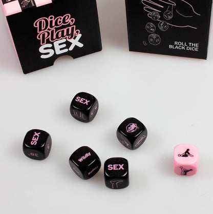 Jeu de 5 Dés Dice, Play, Sex - Secret Play