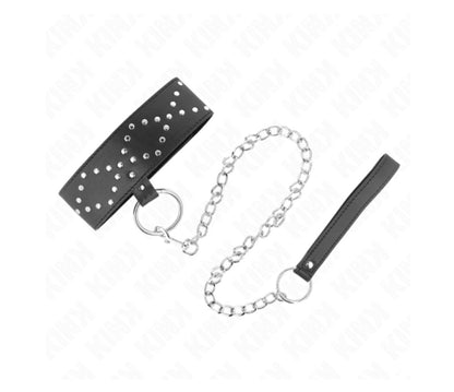 Collier avec clous et Laisse - Kink