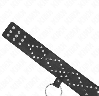 Collier avec clous et Laisse - Kink