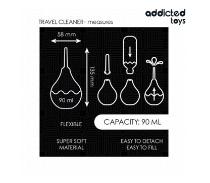 Poire à lavement Travel Cleaner 90 - Addicted Toys