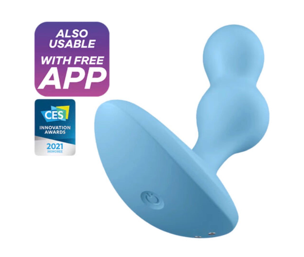 Plug et Stimulateur Prostate Deep Diver Vibrating avec App - Satisfyer