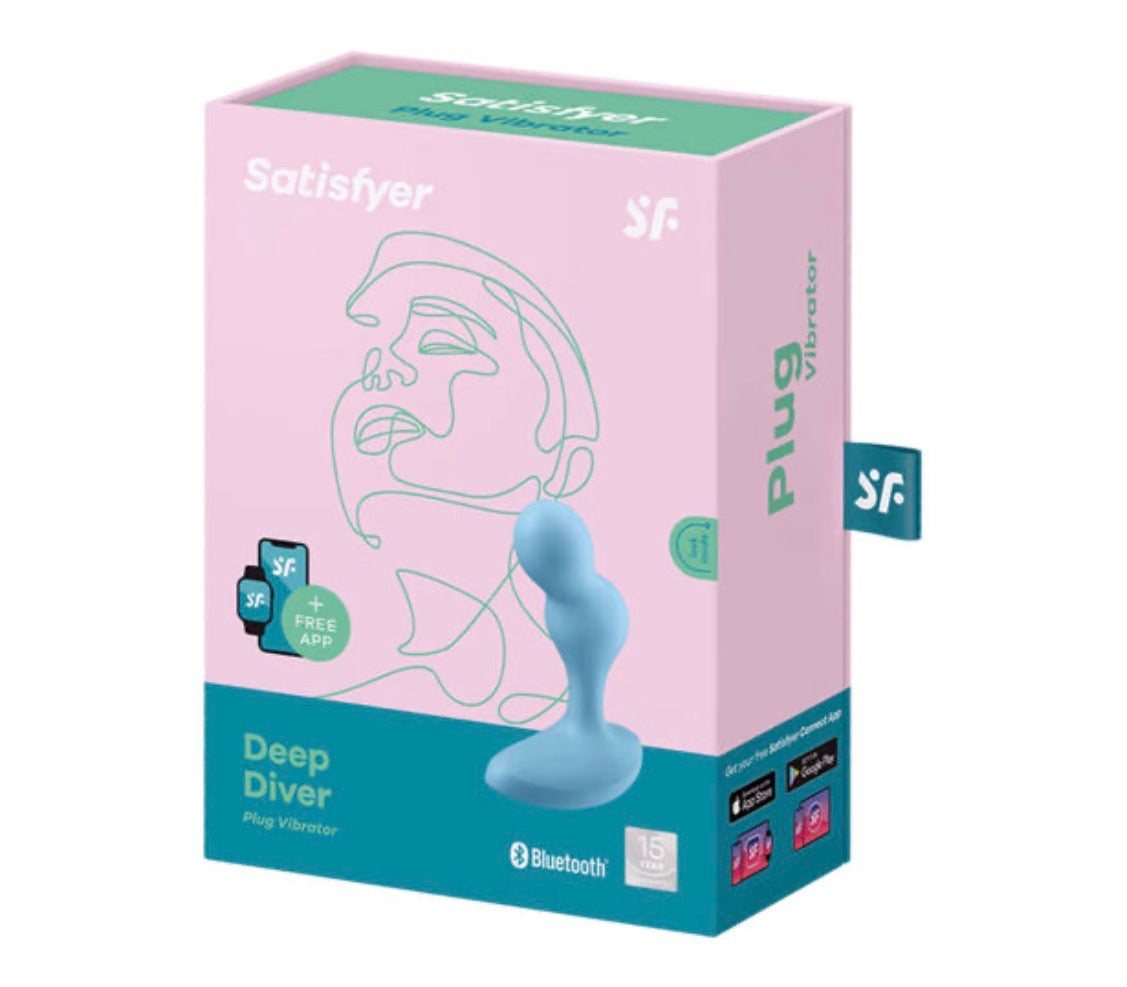 Plug et Stimulateur Prostate Deep Diver Vibrating avec App - Satisfyer