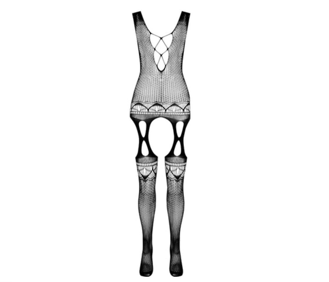 Catsuit Bodystocking Noir BS099 - Passion