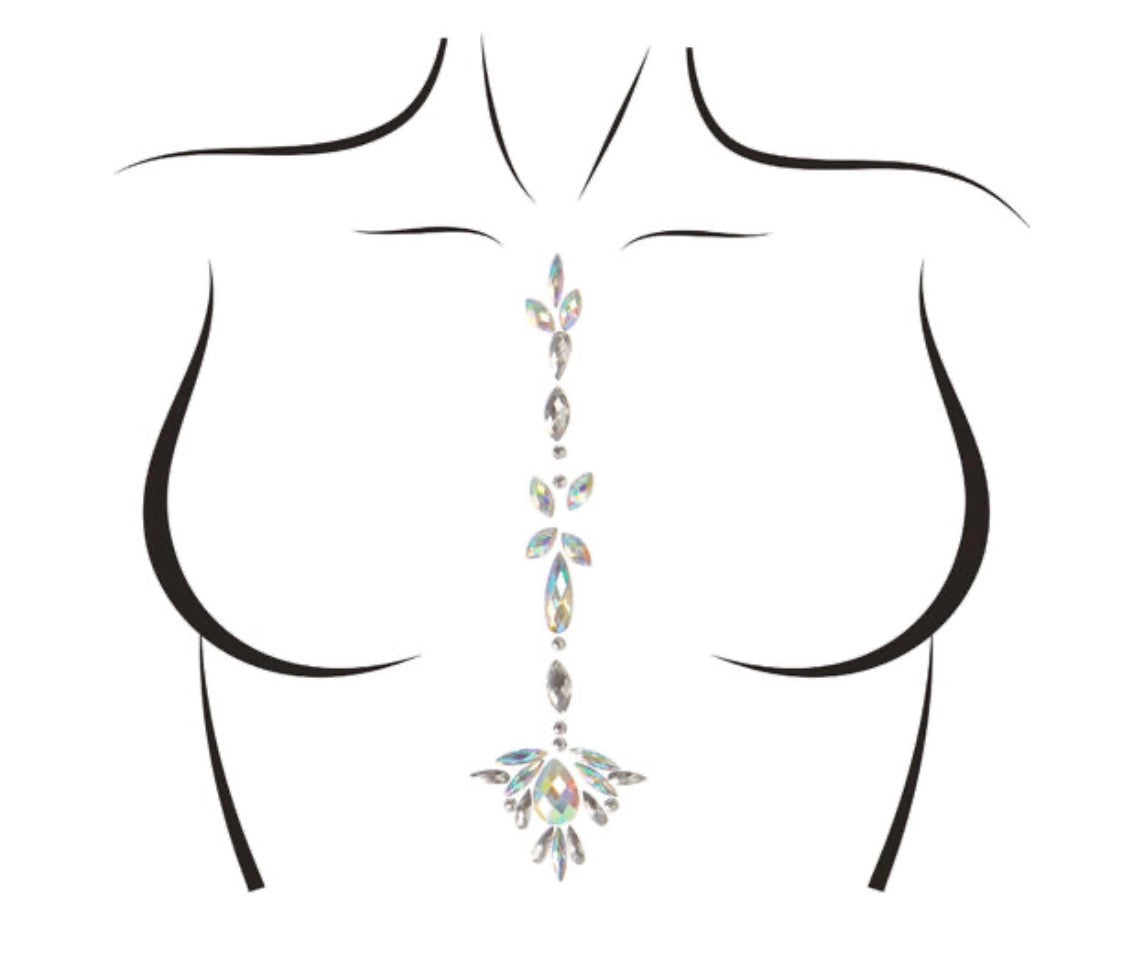 Bijou de corps adhésif Jade - Leg Avenue
