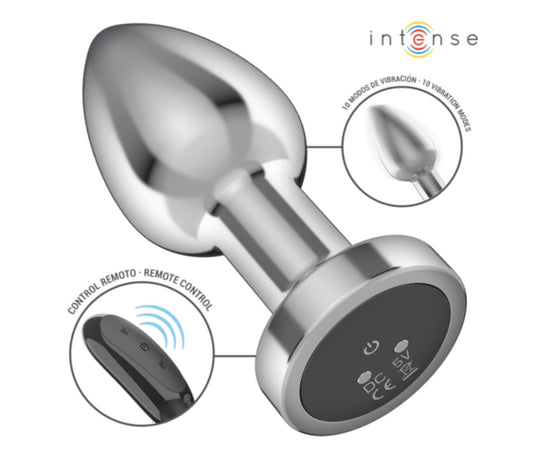 Plug anal vibrant avec télécommande - Intense