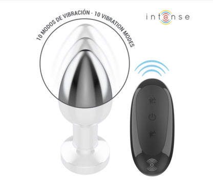 Plug anal vibrant avec télécommande - Intense