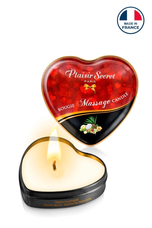 Bougie de Massage Comestible aux Fruits Exotiques - Plaisir Secret