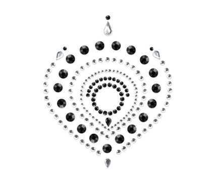Bijoux de corps réutilisables Flamboyant noir et argent - Bijoux Indiscrets