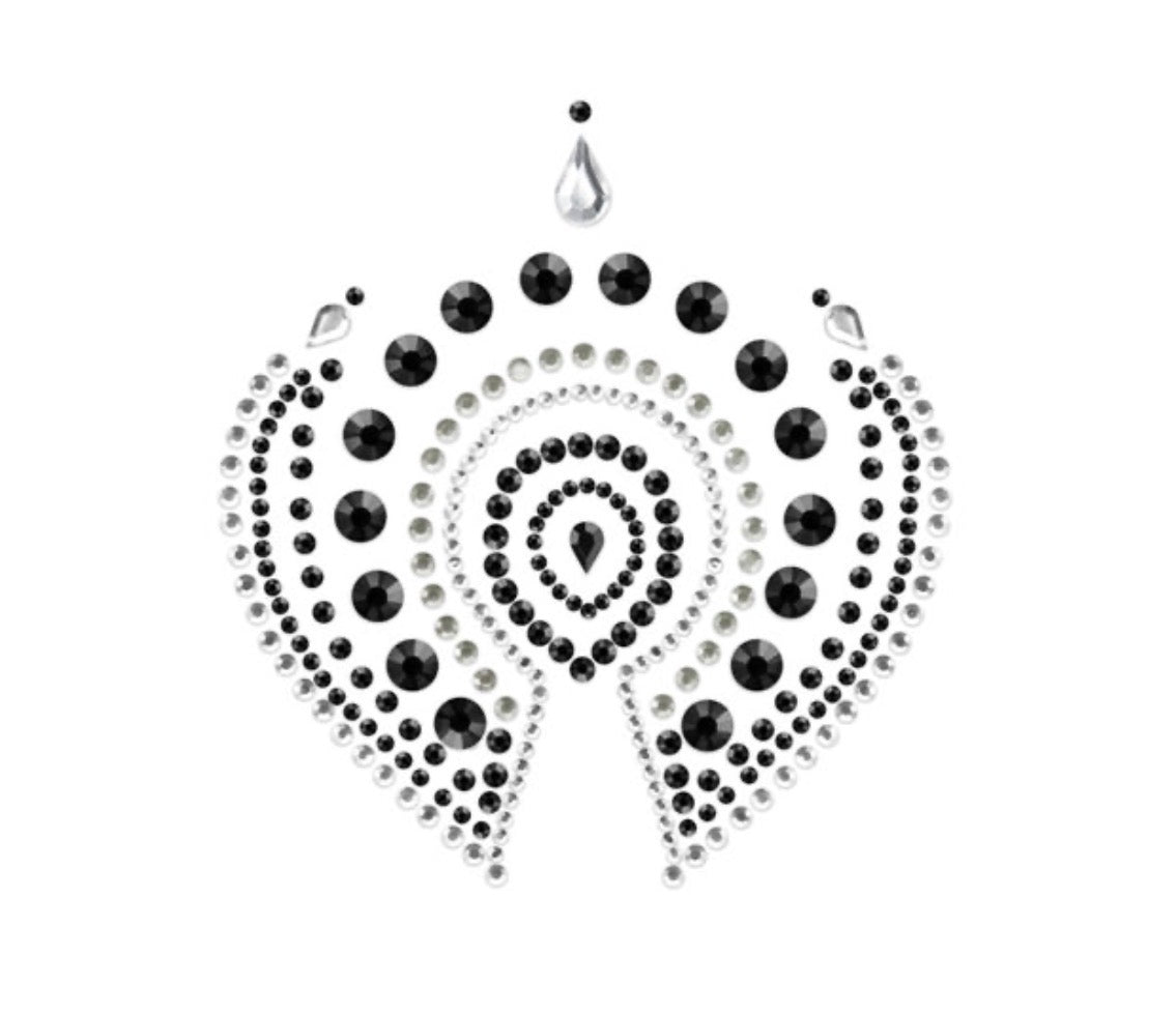 Bijoux de corps réutilisables Flamboyant noir et argent - Bijoux Indiscrets