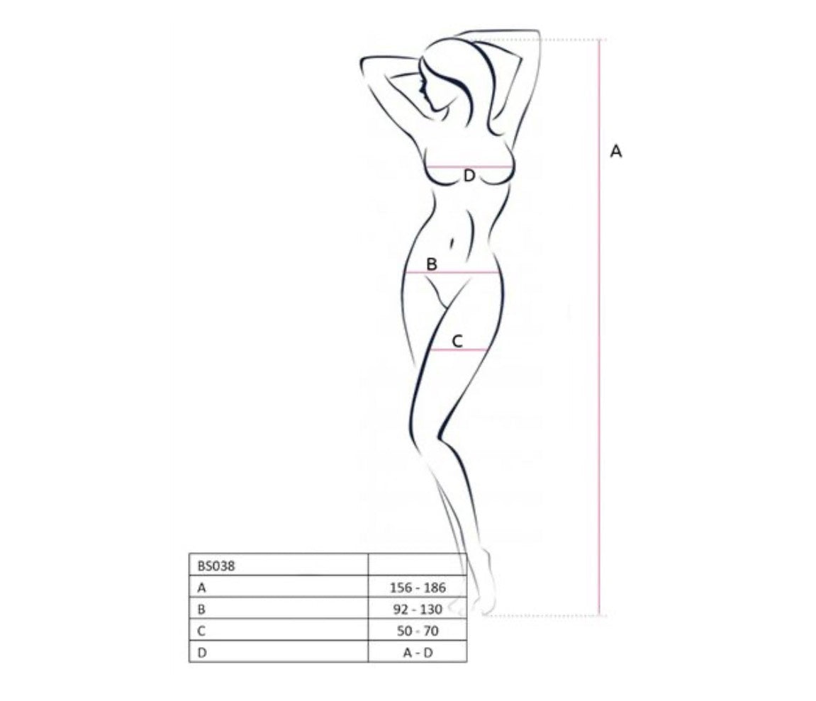Bodystocking noir BS038 - Passion