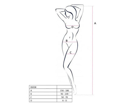 Bodystocking noir BS038 - Passion