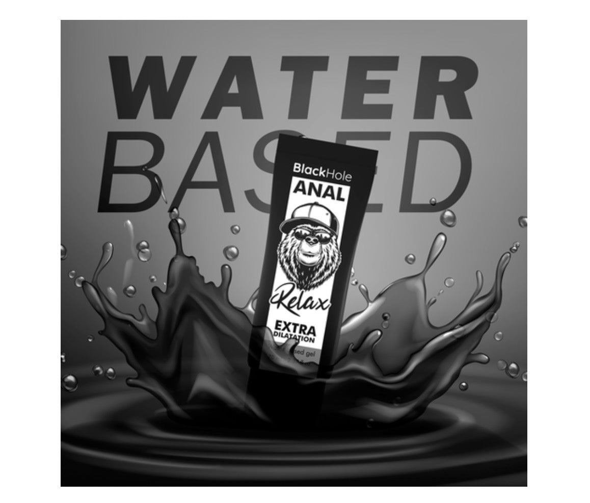 Lubrifiant anal relaxant à base d’eau Extra Dilatation - Black Hole