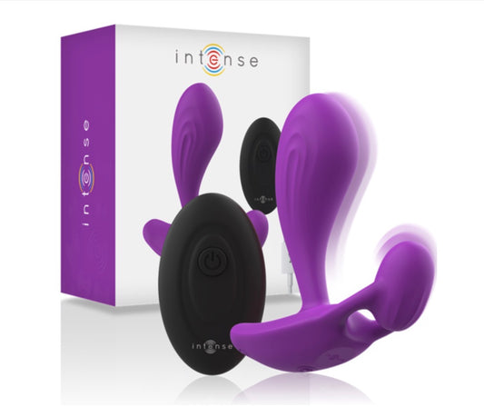 Vibromasseur Unisexe Point G ou Point P Shelly duo violet - Intense