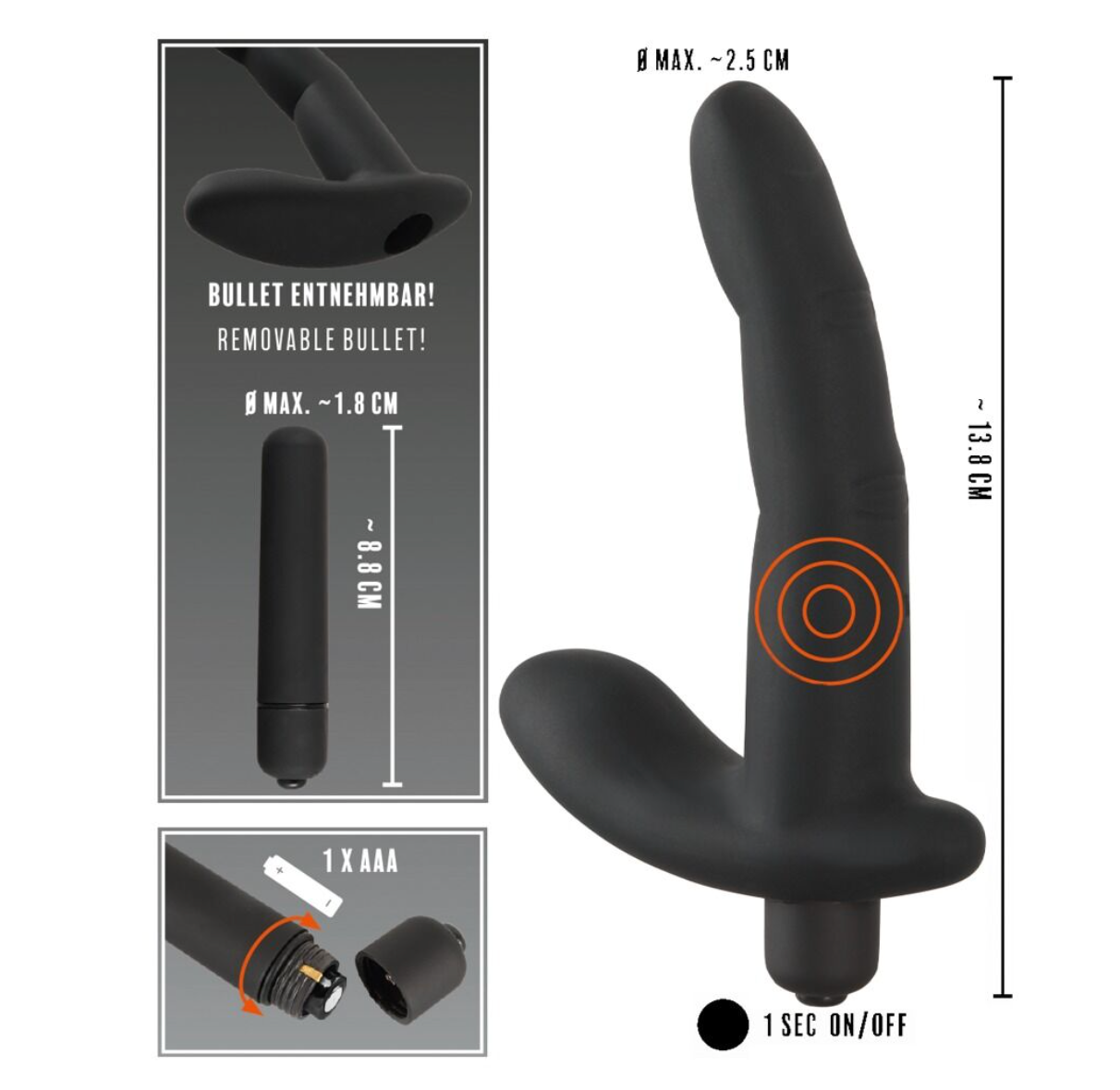 Stimulateur Prostate Naughty Finger - Rebel Men's Gear