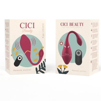 Œuf vibrant avec télécommande- Cici Beauty