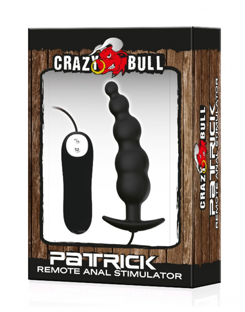 Plug Vibrant Stimulateur Prostate avec Télécommande Patrick - Crazy Bull