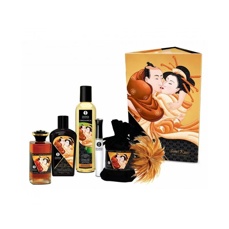 Kit Massage Sensuel Sweet Kisses - Shunga