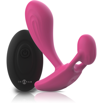 Vibromasseur Unisexe point G et point P Shelly duo Rose - Intense