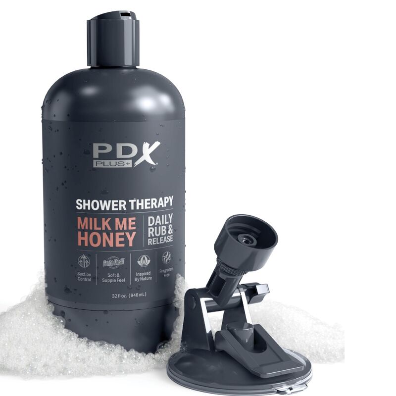 Masturbateur Réaliste Discret Shower Therapy Dark - PDX Plus
