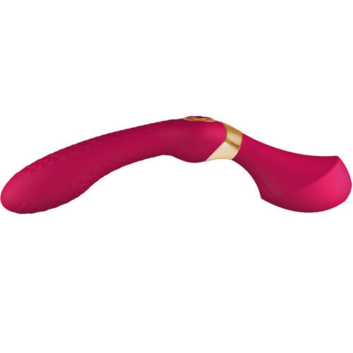 Vibromasseur et Stimulateur clitoridien 2 en 1 Zoa Fuchsia – Shunga