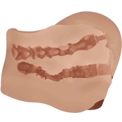 Masturbateur Réaliste Vibrant Vagin et Anus Mila - Crazy Bull