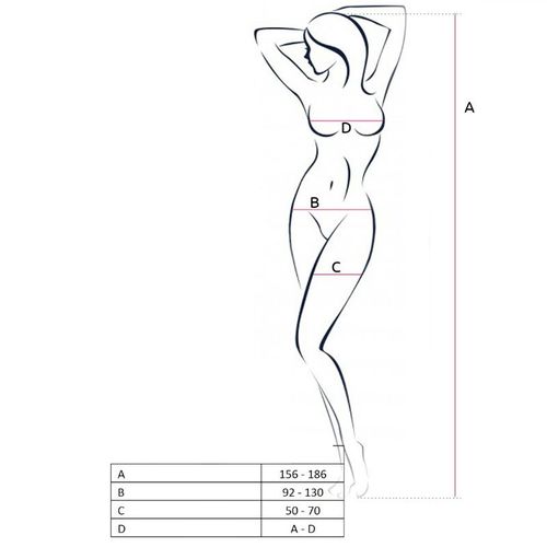 Bodystocking ouvert BS046 - Passion