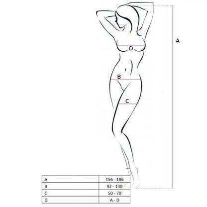 Bodystocking ouvert BS046 - Passion